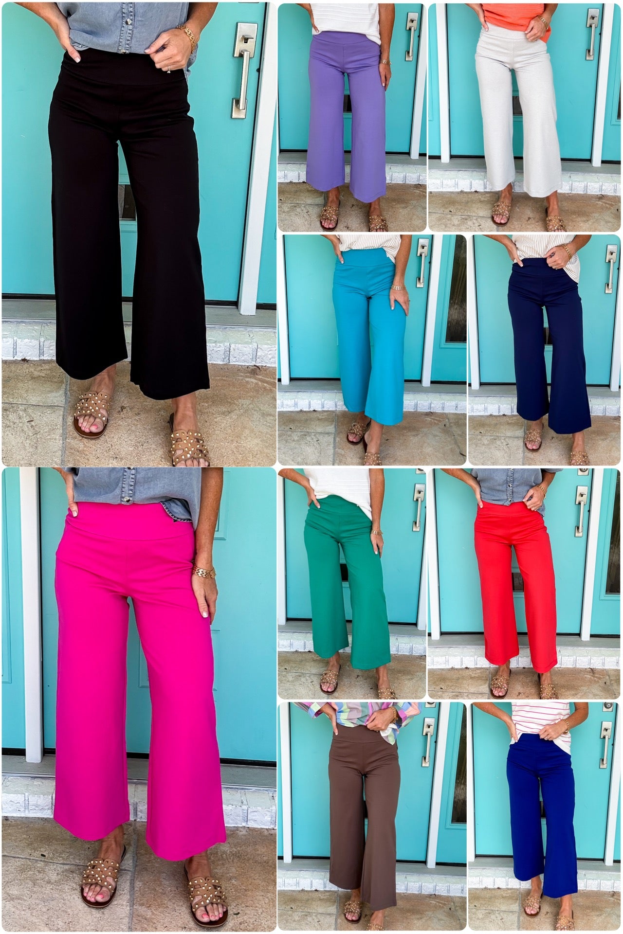 Bella Wide Leg Flex Dress Pants *stretch*