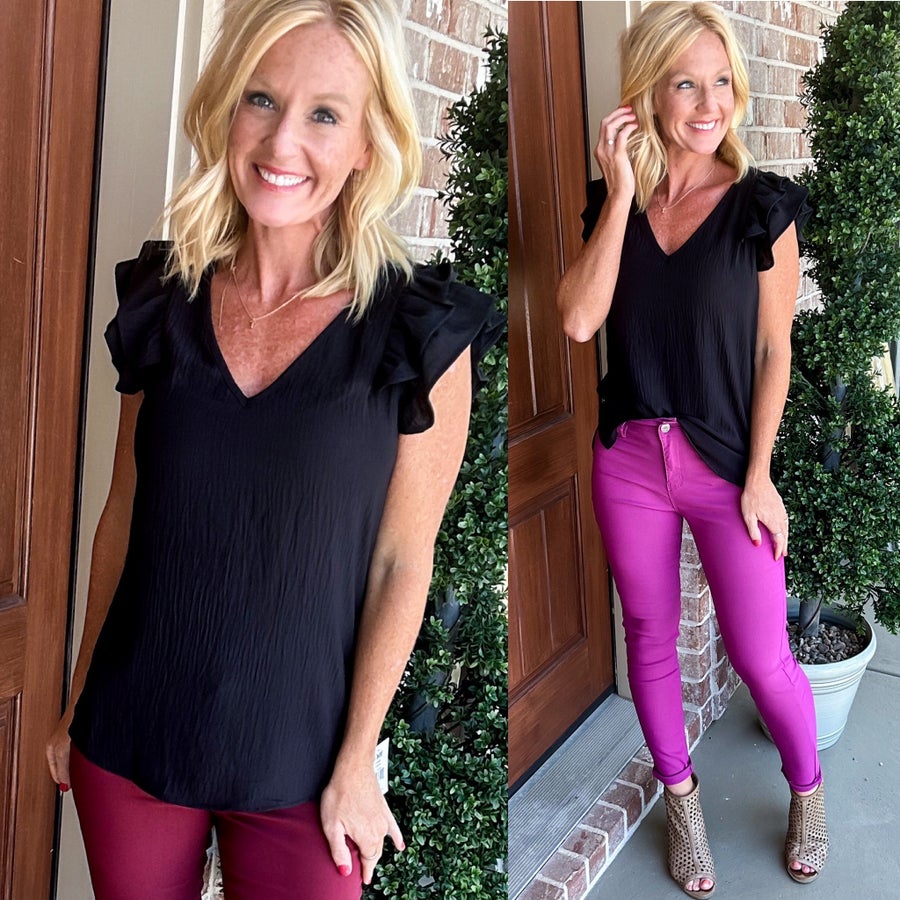 Basic Black Office Top