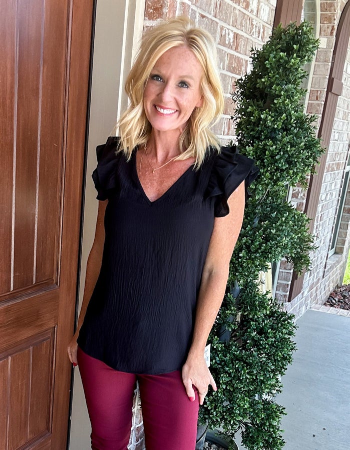 Basic Black Office Top
