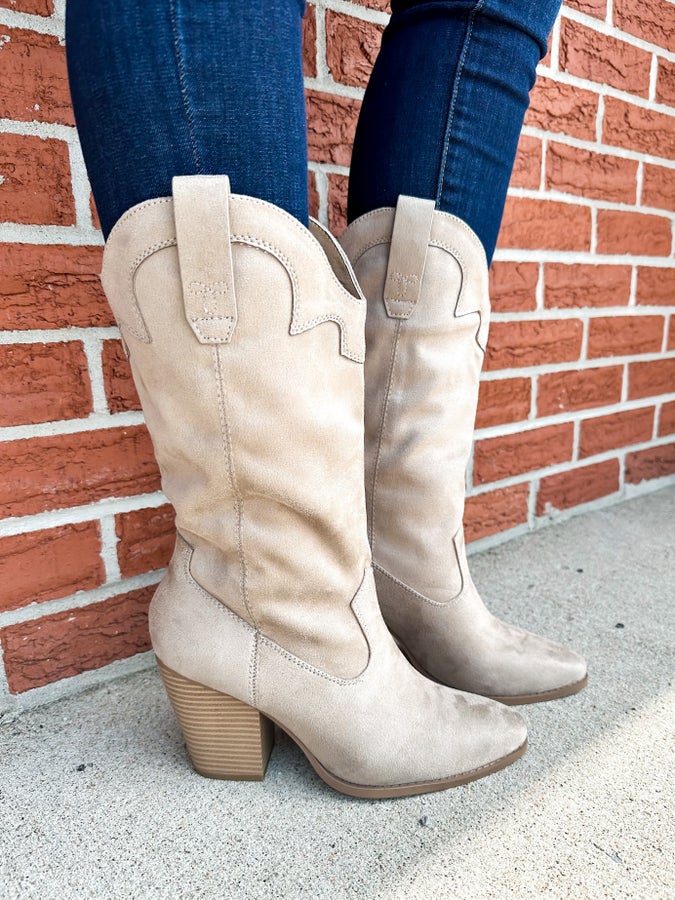 Here for Fall Mid Calf Boot