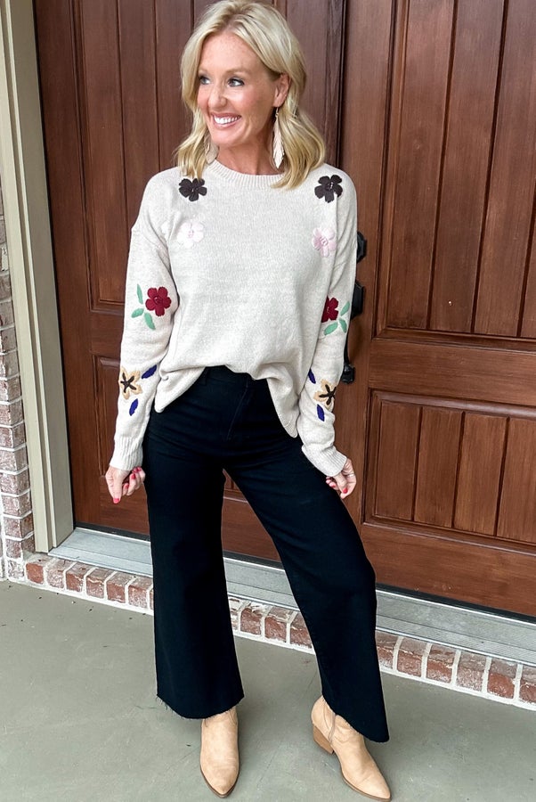 You're a Rockstar Wide Leg Cropped Jean