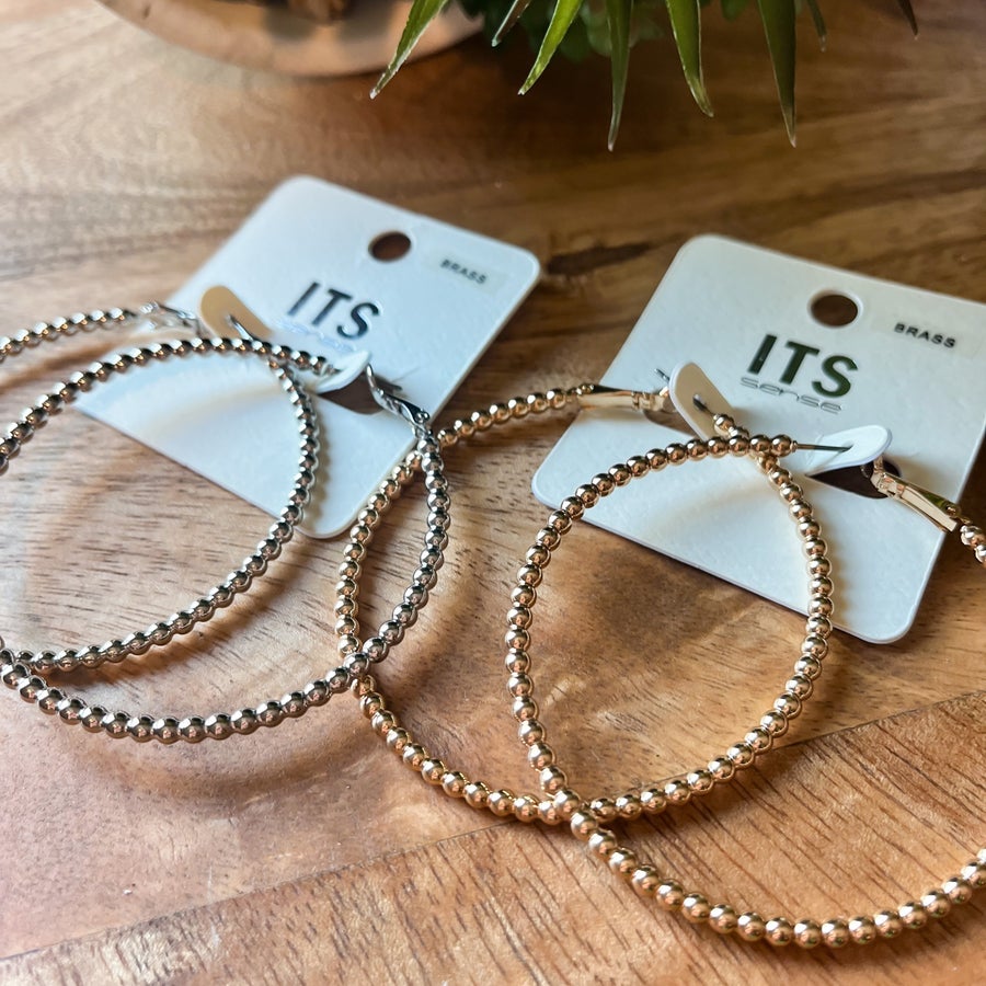 Chelcy Chain Hoop Earrings