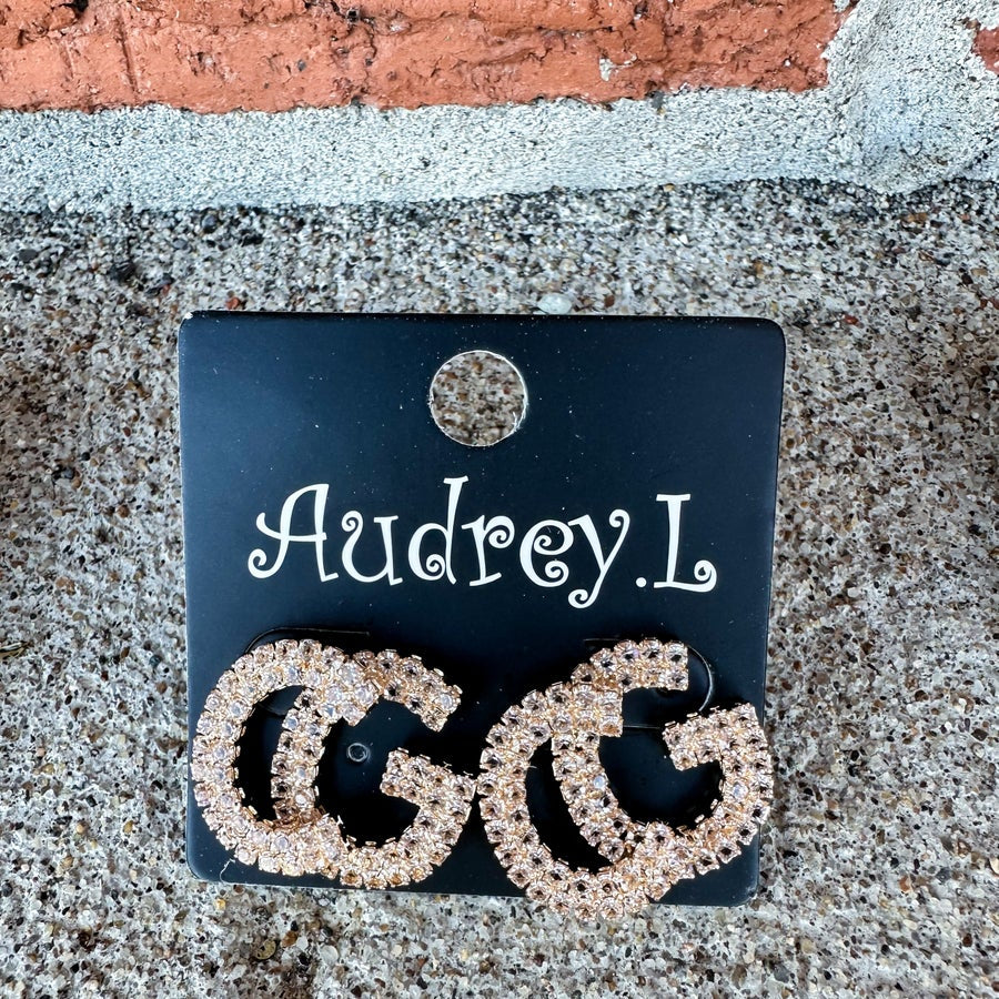 CG Rhinestone Earrinigs