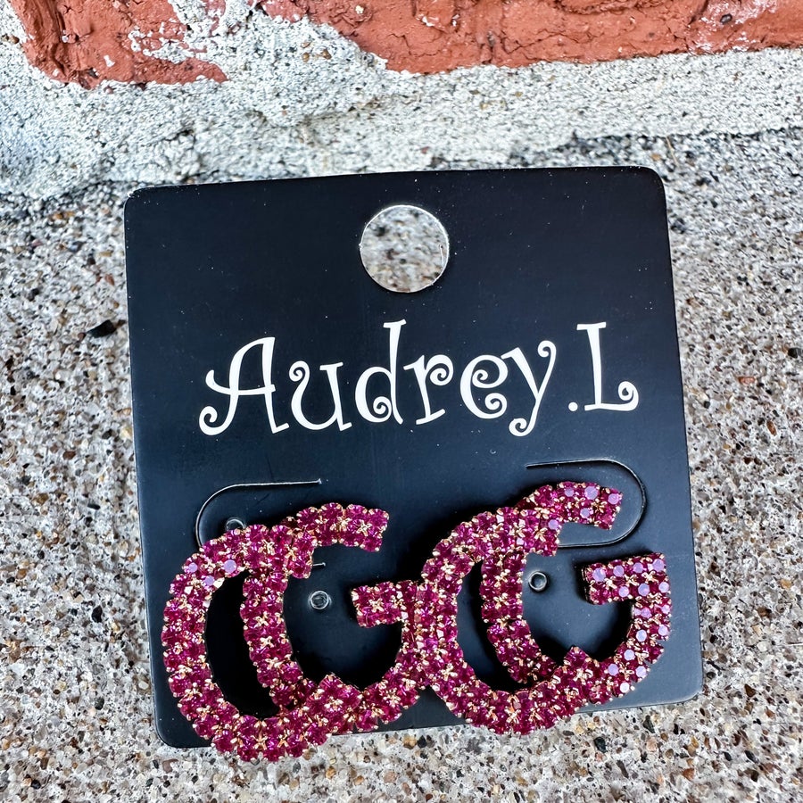 CG Rhinestone Earrinigs