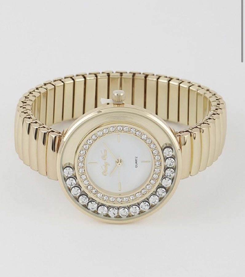 Gold Jeweled Watch