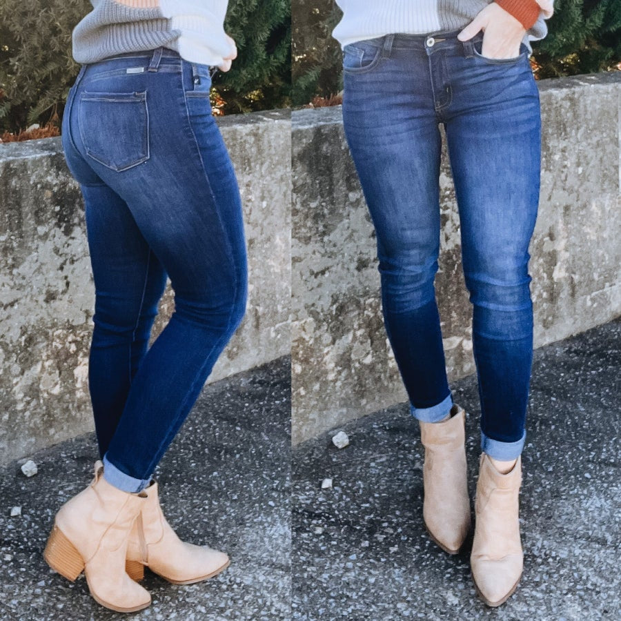 The Bailee Basic Dark KanCan Skinny Jean