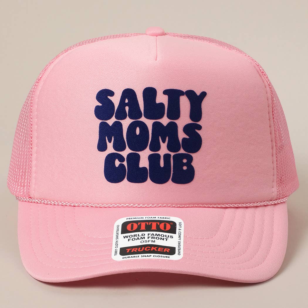 Salty Moms Club Printed Mesh Back Trucker Hat