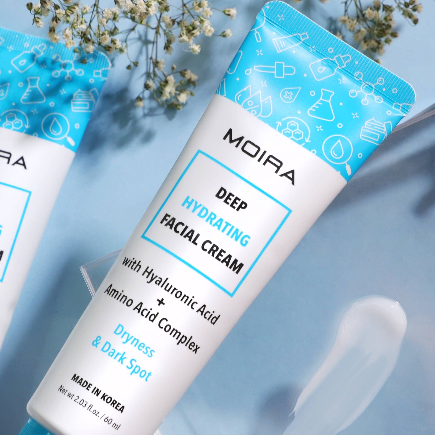 Facial Cream 1-Deep Hydrating w/Hyaluronic Acid & Amino Acid