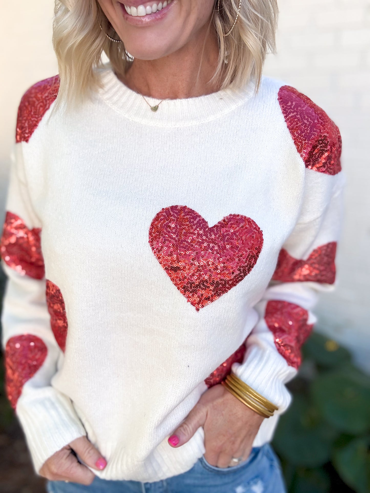 Sequin Love Sweater