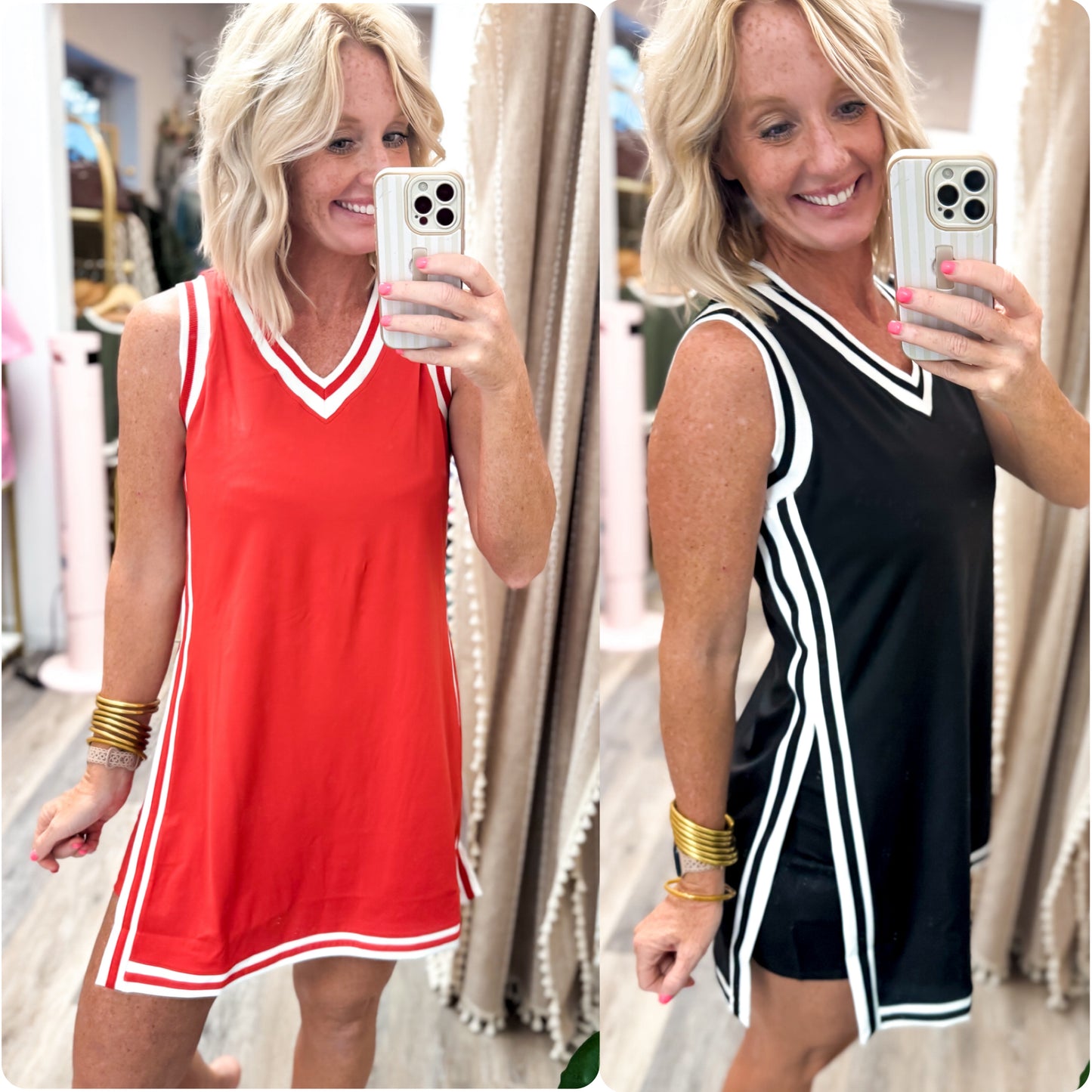 Sideline Tunic Biker Short Set | LUXE Material