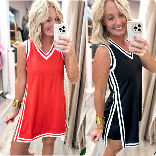 Sideline Tunic Biker Short Set | LUXE Material