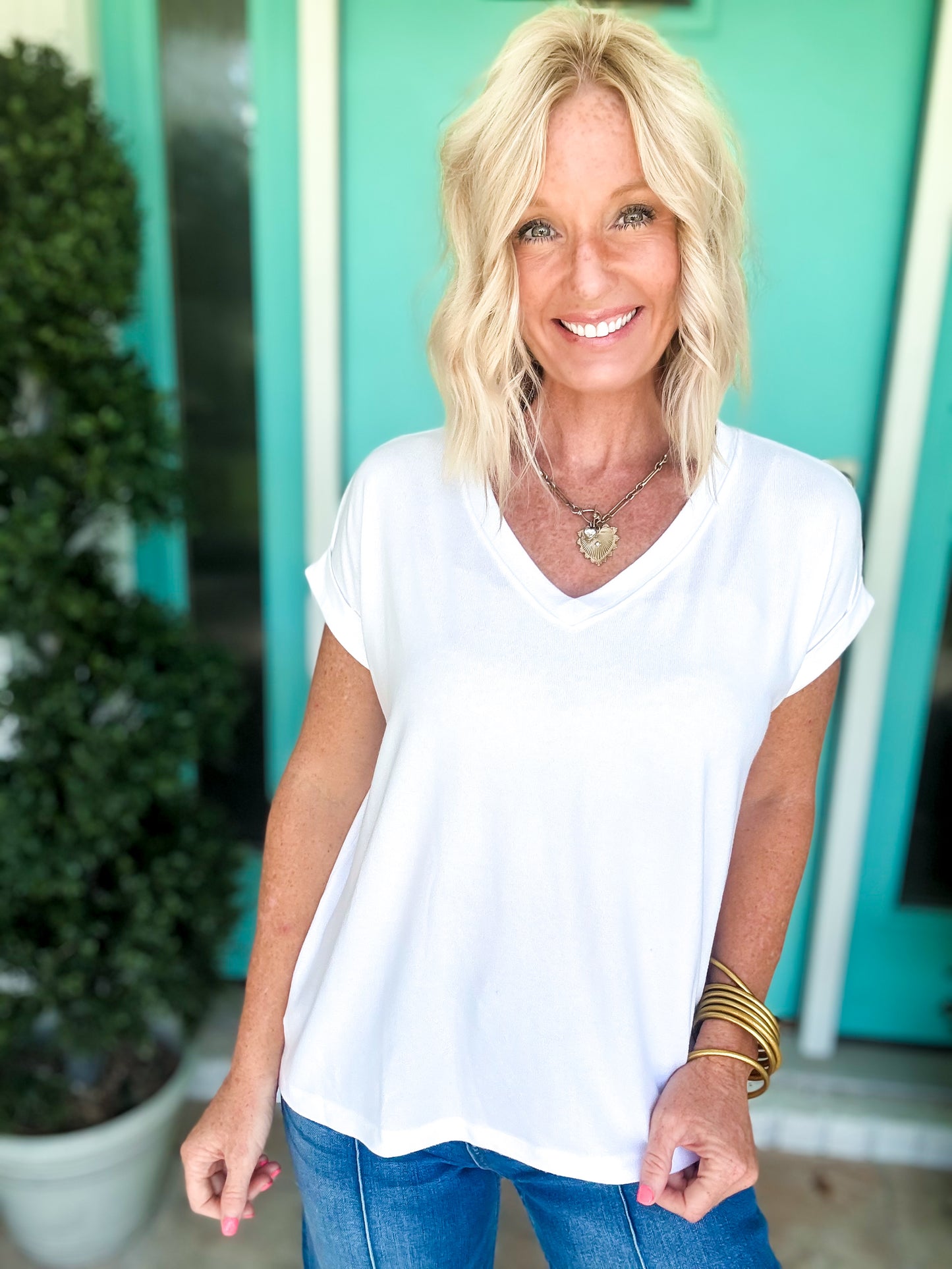 Soft Melange Basic Tee | Deal of the Day