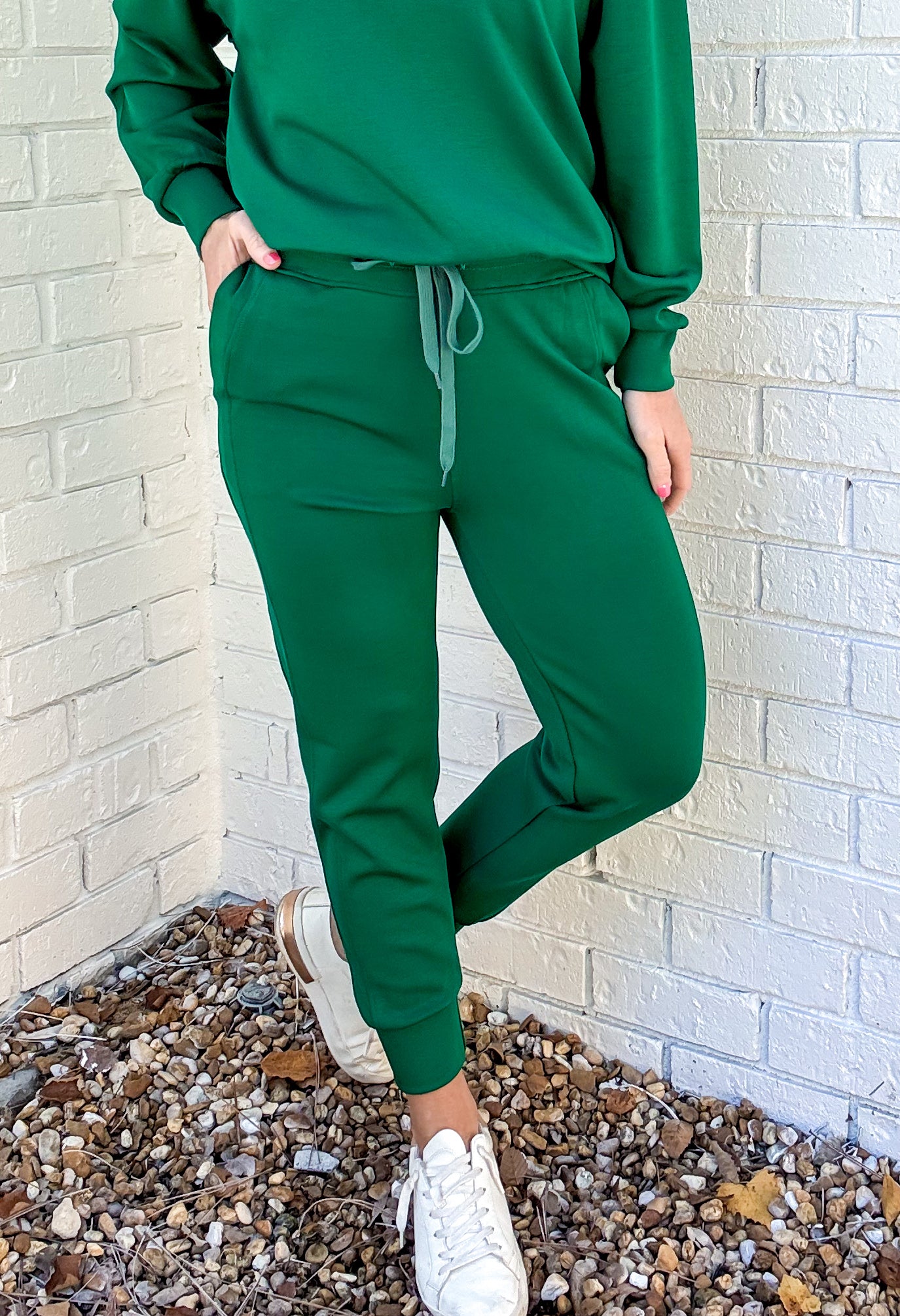 Luxurious Scuba Joggers -- Green