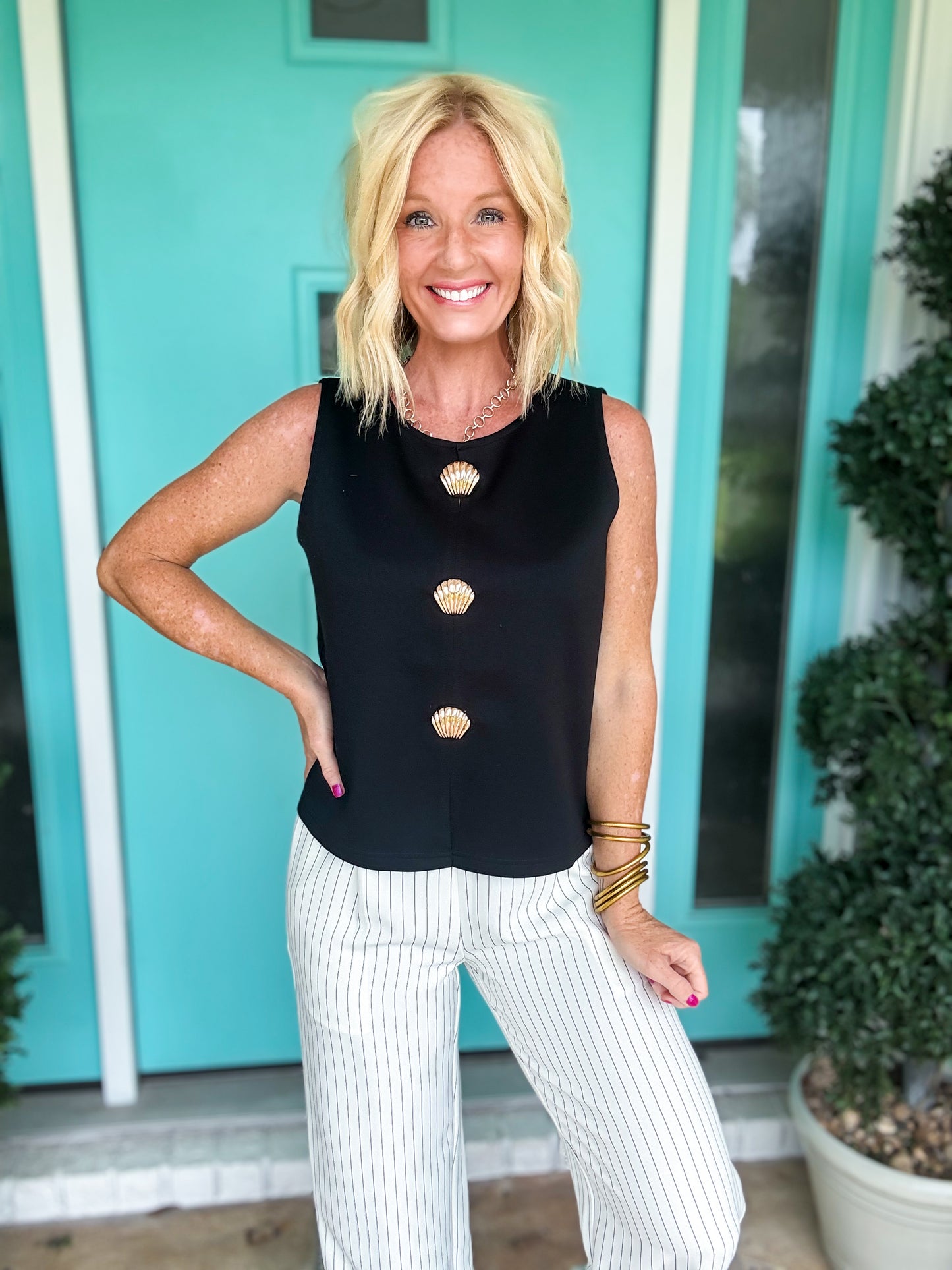 Seashell Sleeveless Top
