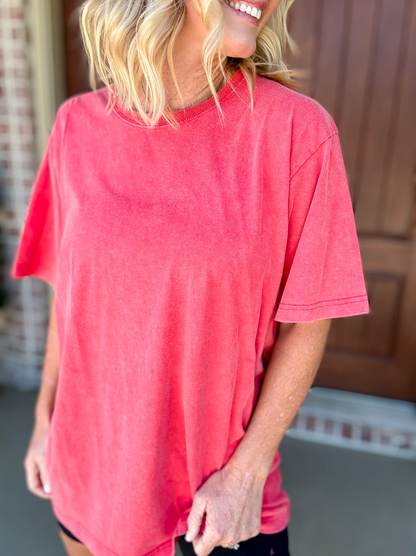 Vintage Mineral Washed Boyfriend Tee