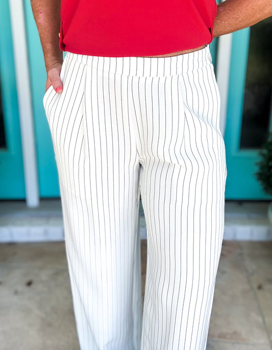 Power Stripe Trouser Pants