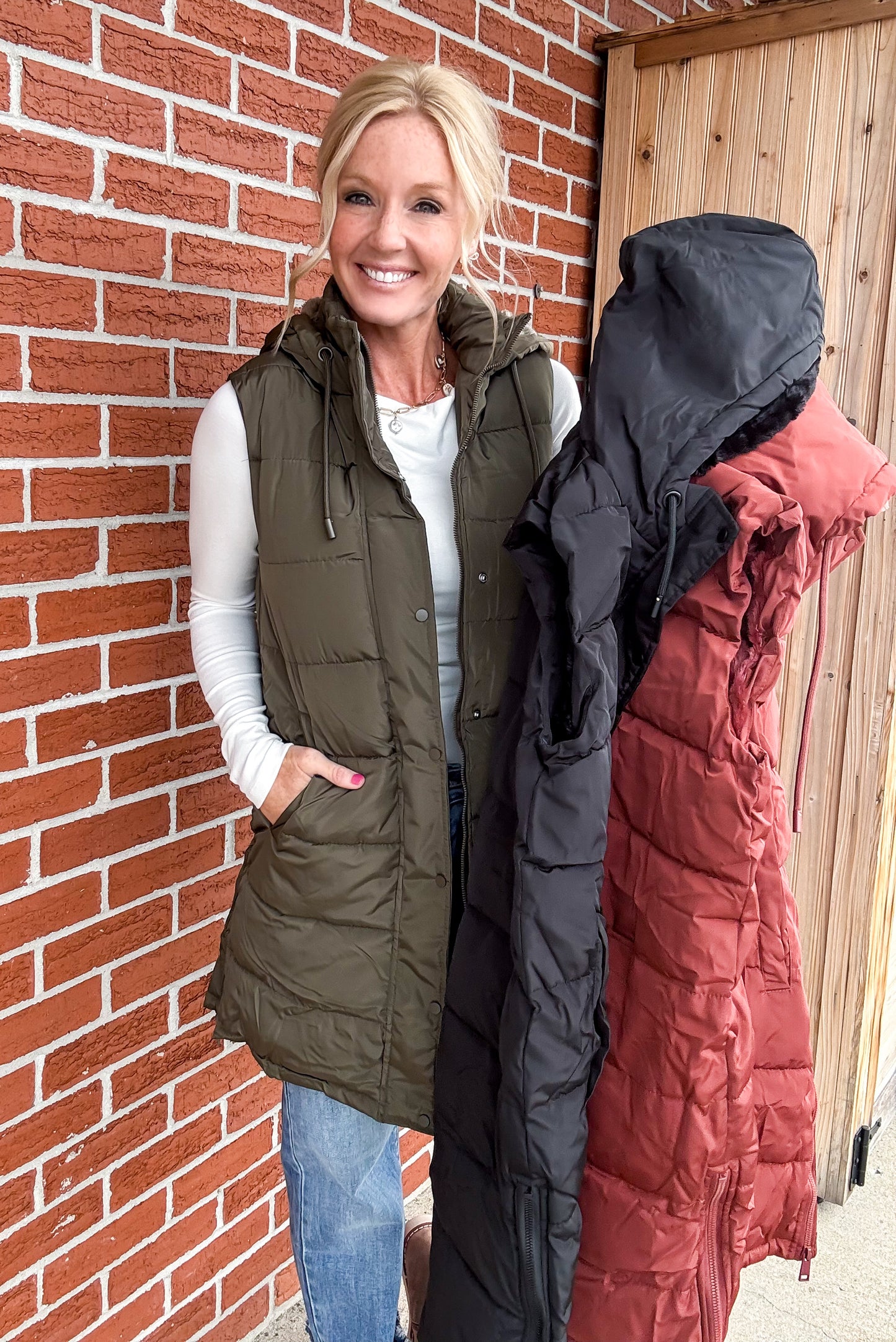 All Day Warmth Longline Puffer Vest
