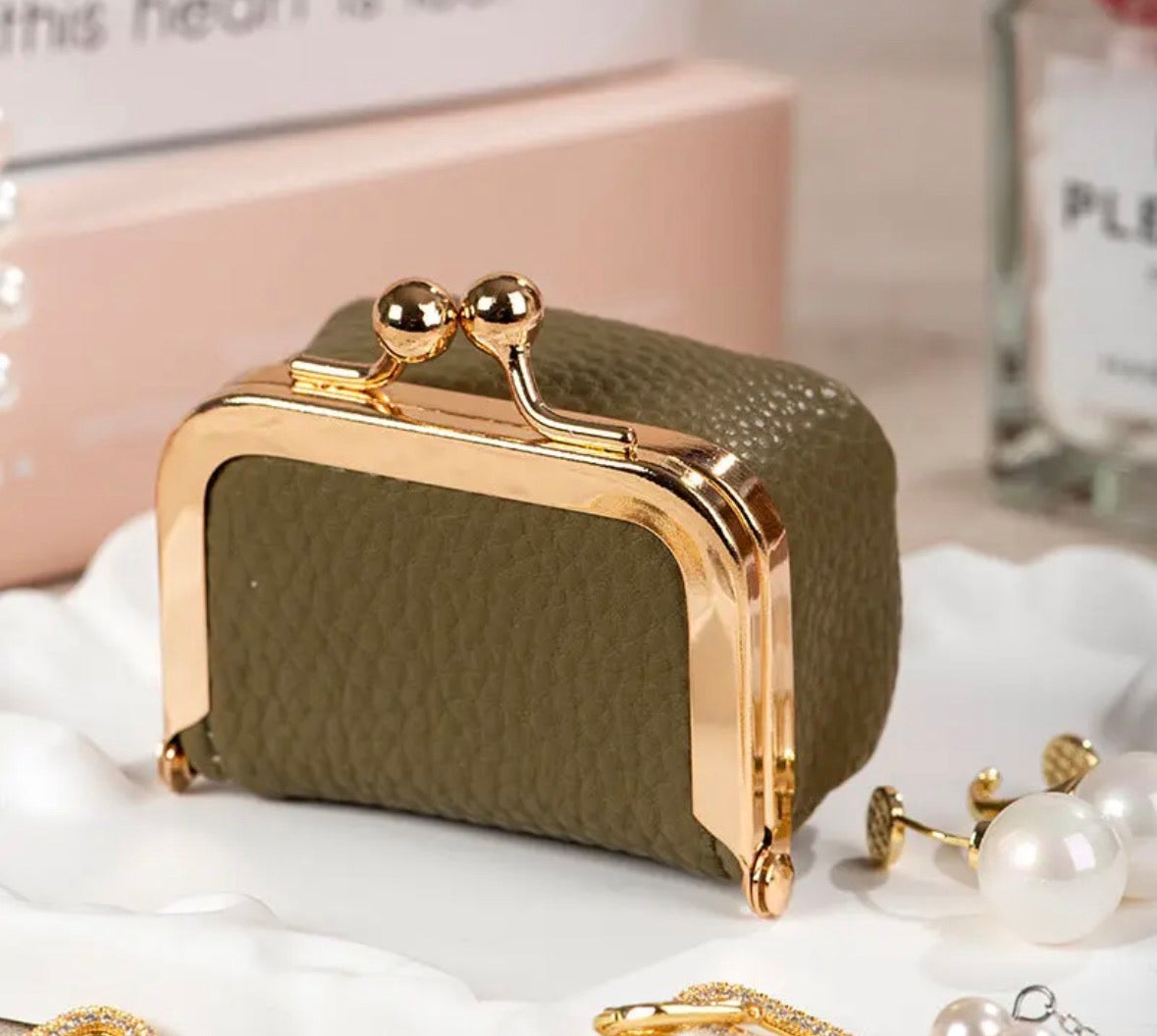 Mini Jewelry Case | Olive