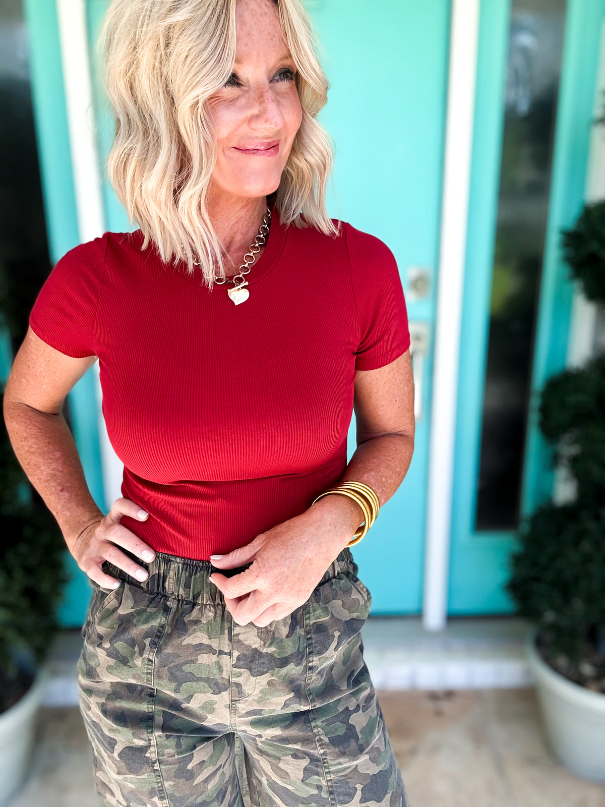 Streamlined Rib Tee by Mono B