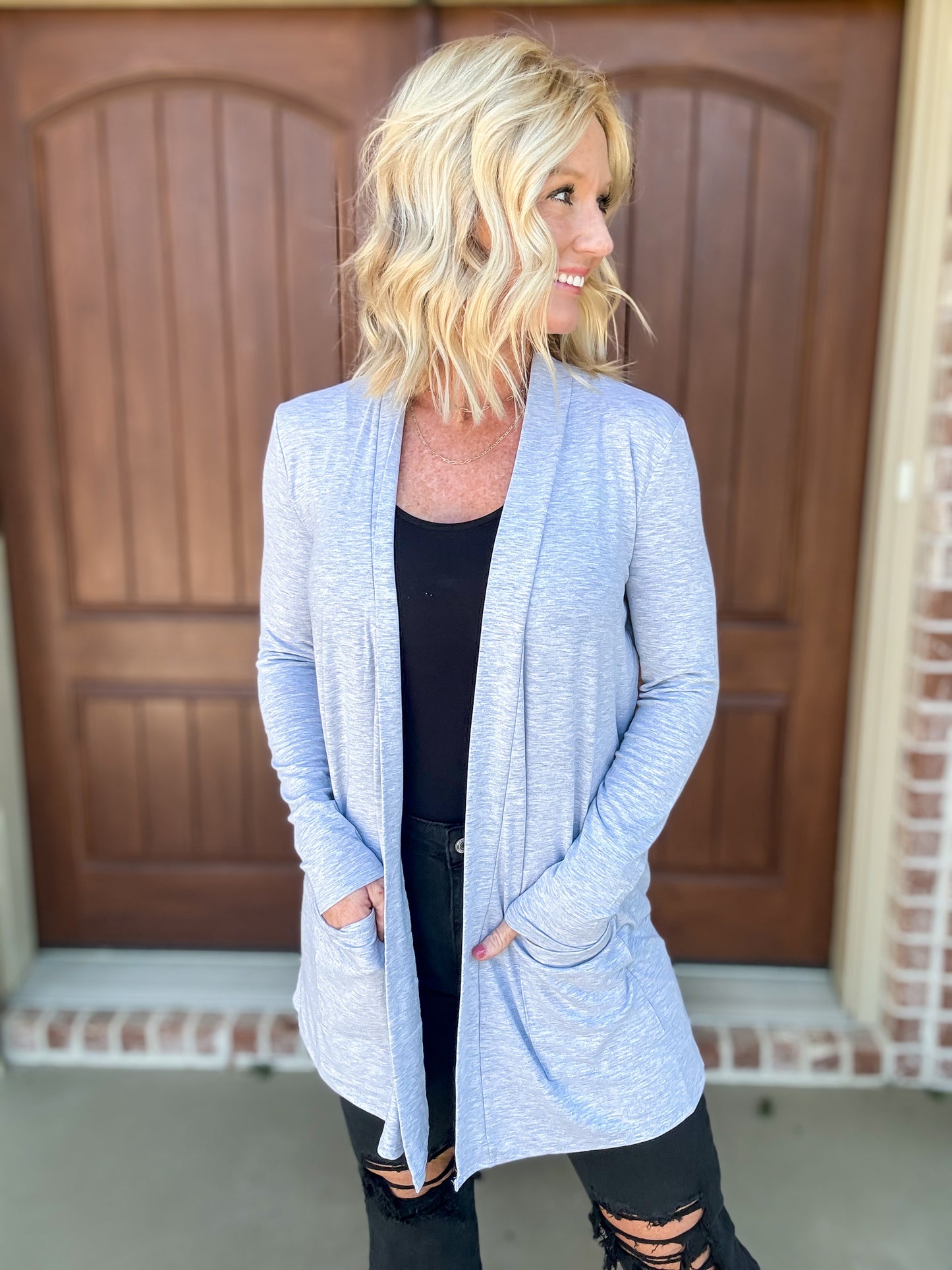 Saylor Slouchy Pocket Cardigan