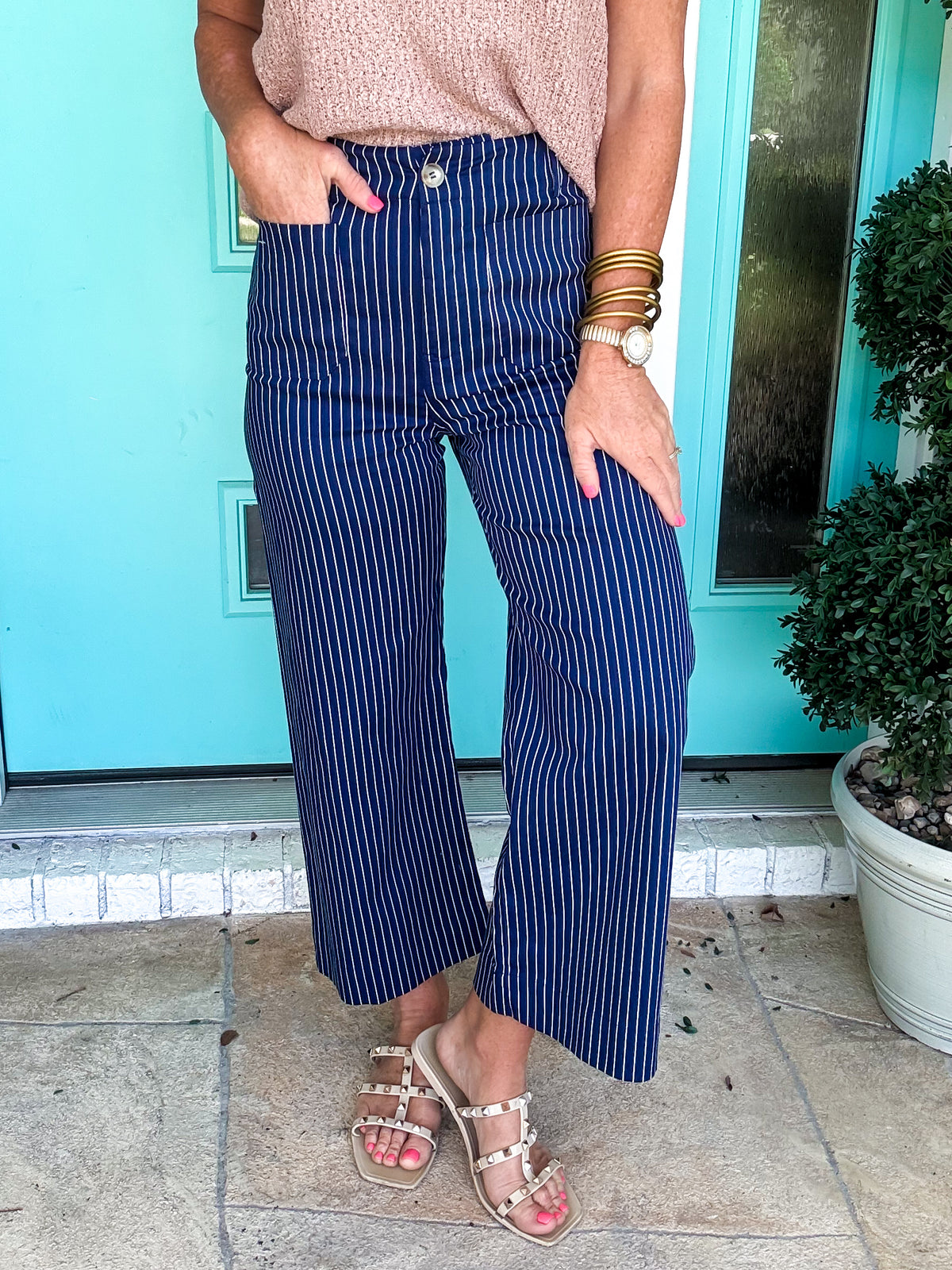 City Line Striped Pant