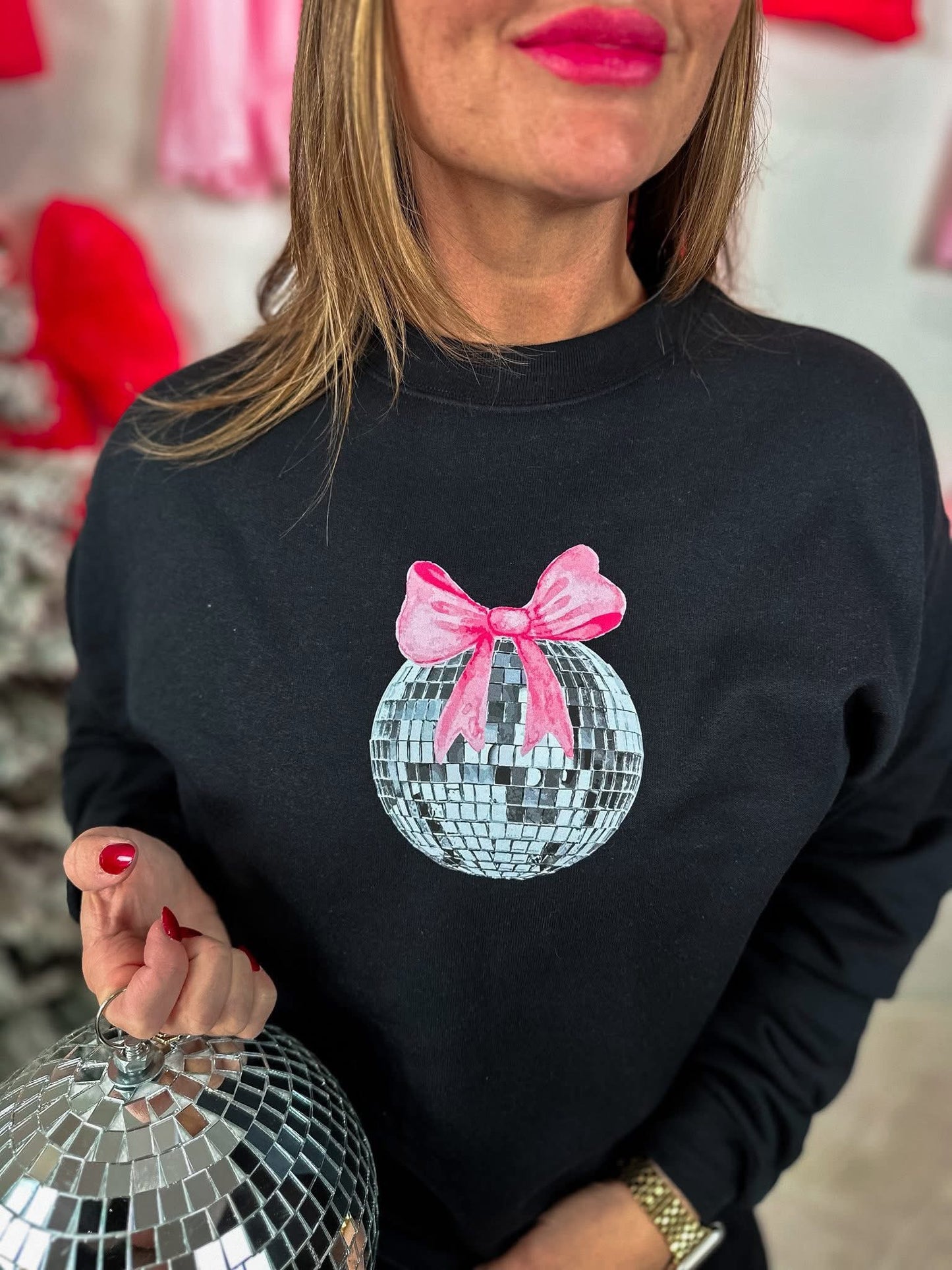 Discos & Bows Sweatshirt