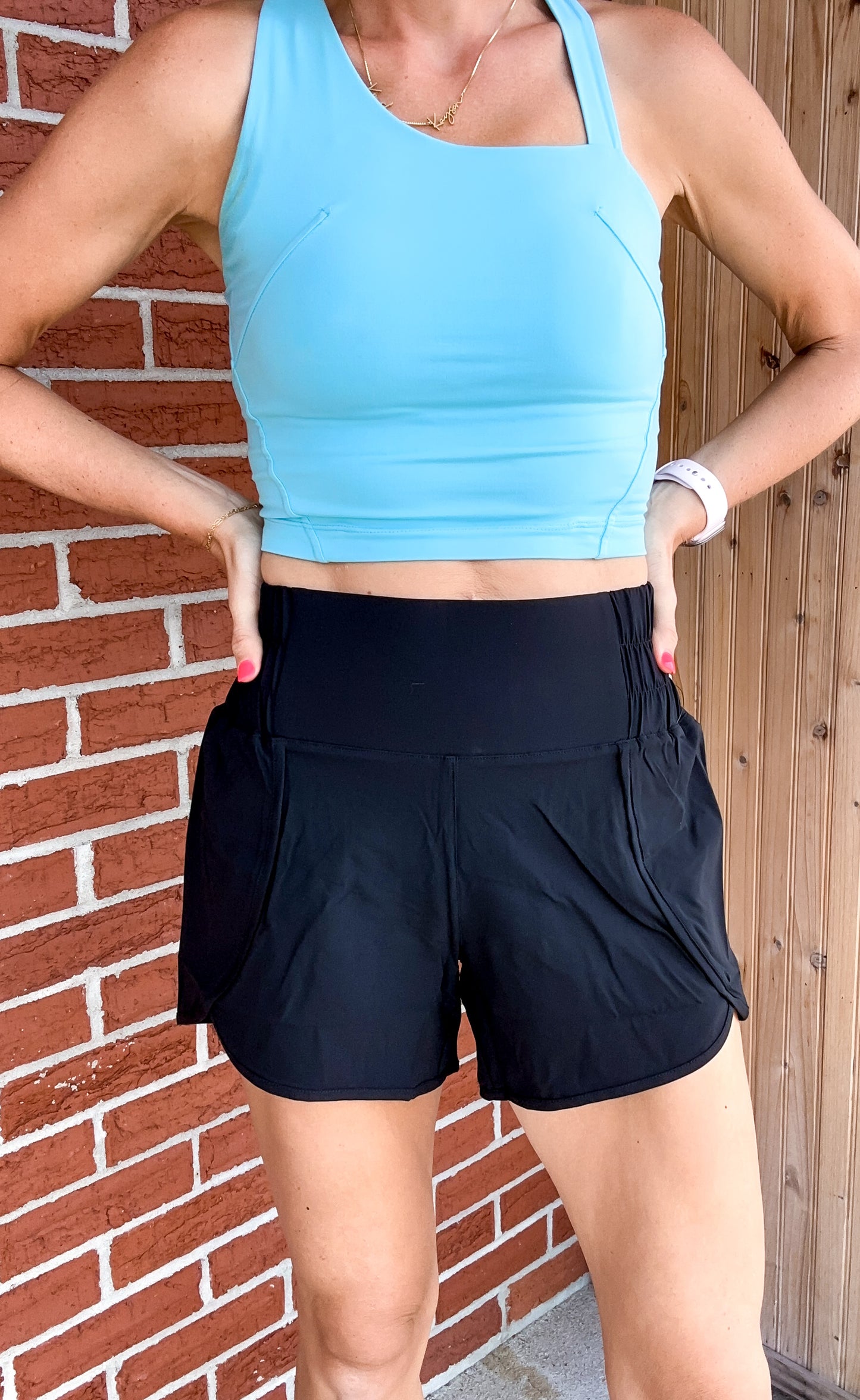 Hailey Tummy Control Stretchy Shorts by Mono B