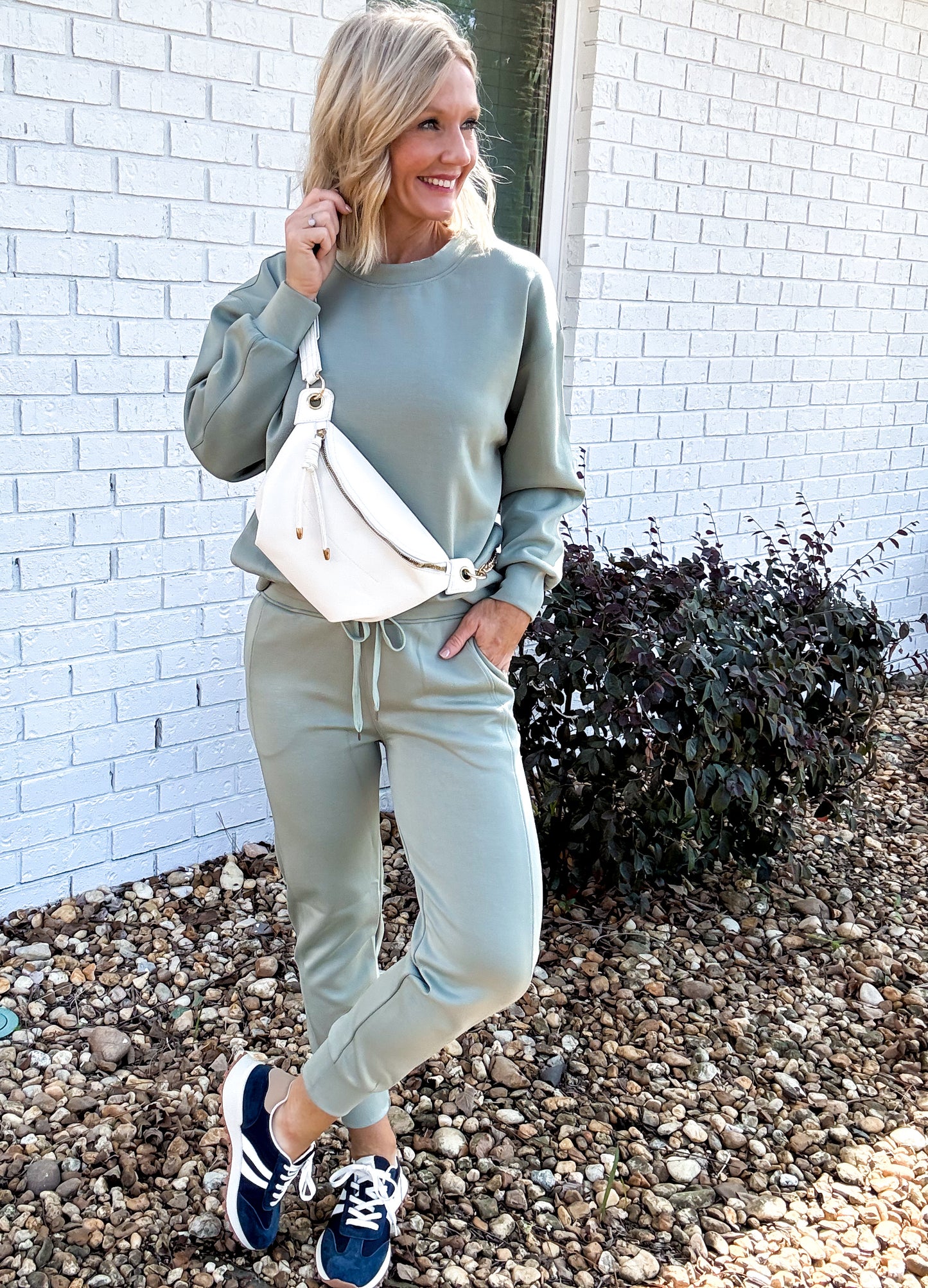 Luxurious Scuba Sweatshirt -- Sage