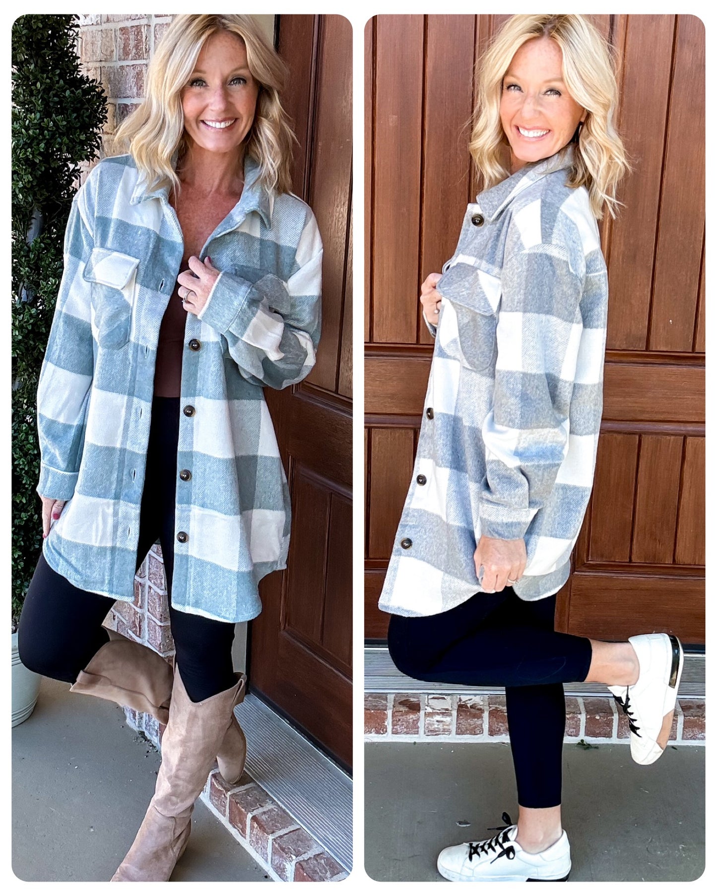 Trisha Trendy Plaid Shacket