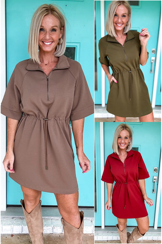 Season Shift Scuba Dress