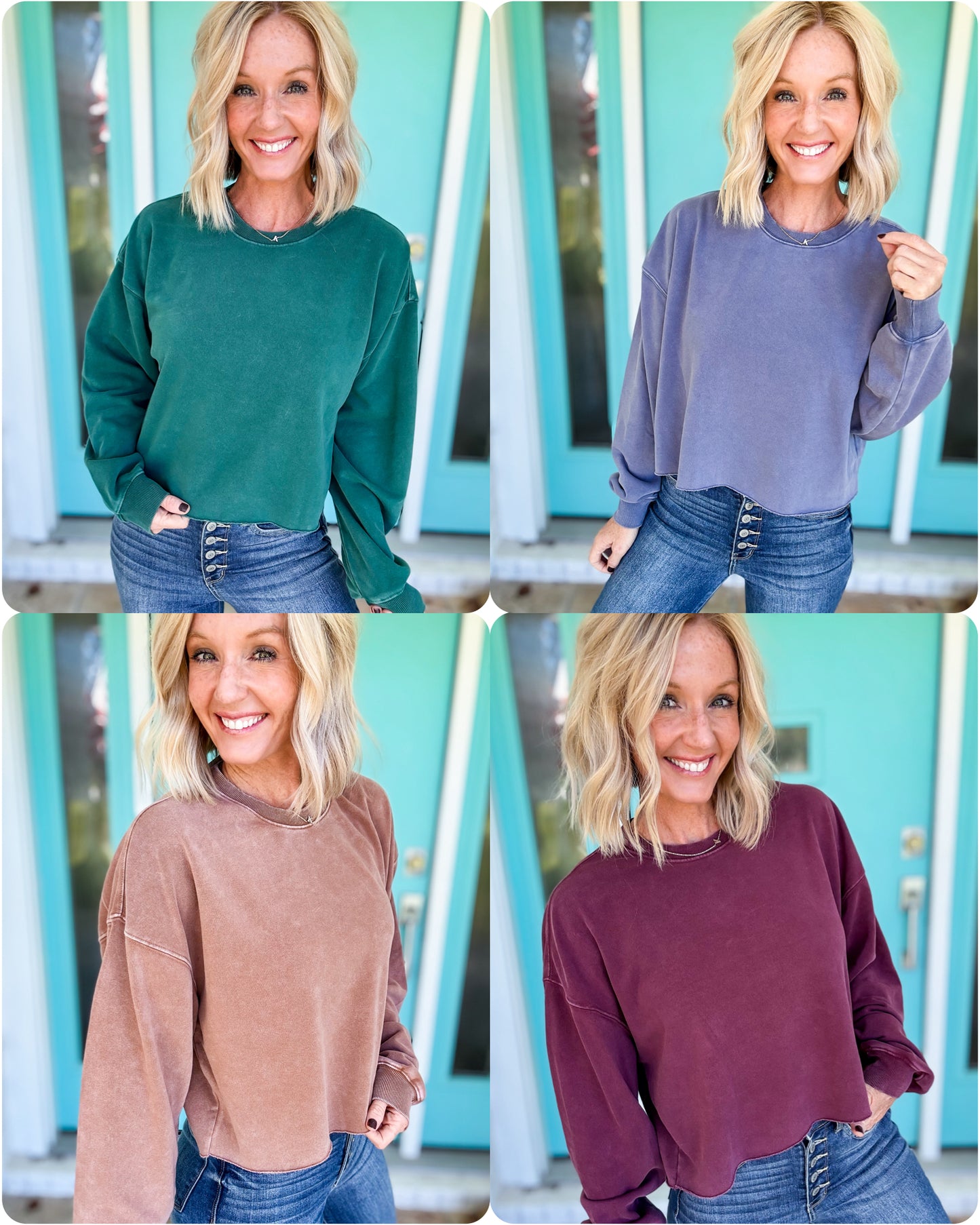 Cropped & Cozy Sweatshirt