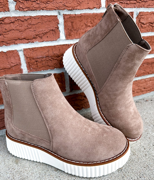 Taupe Theory Casual Bootie