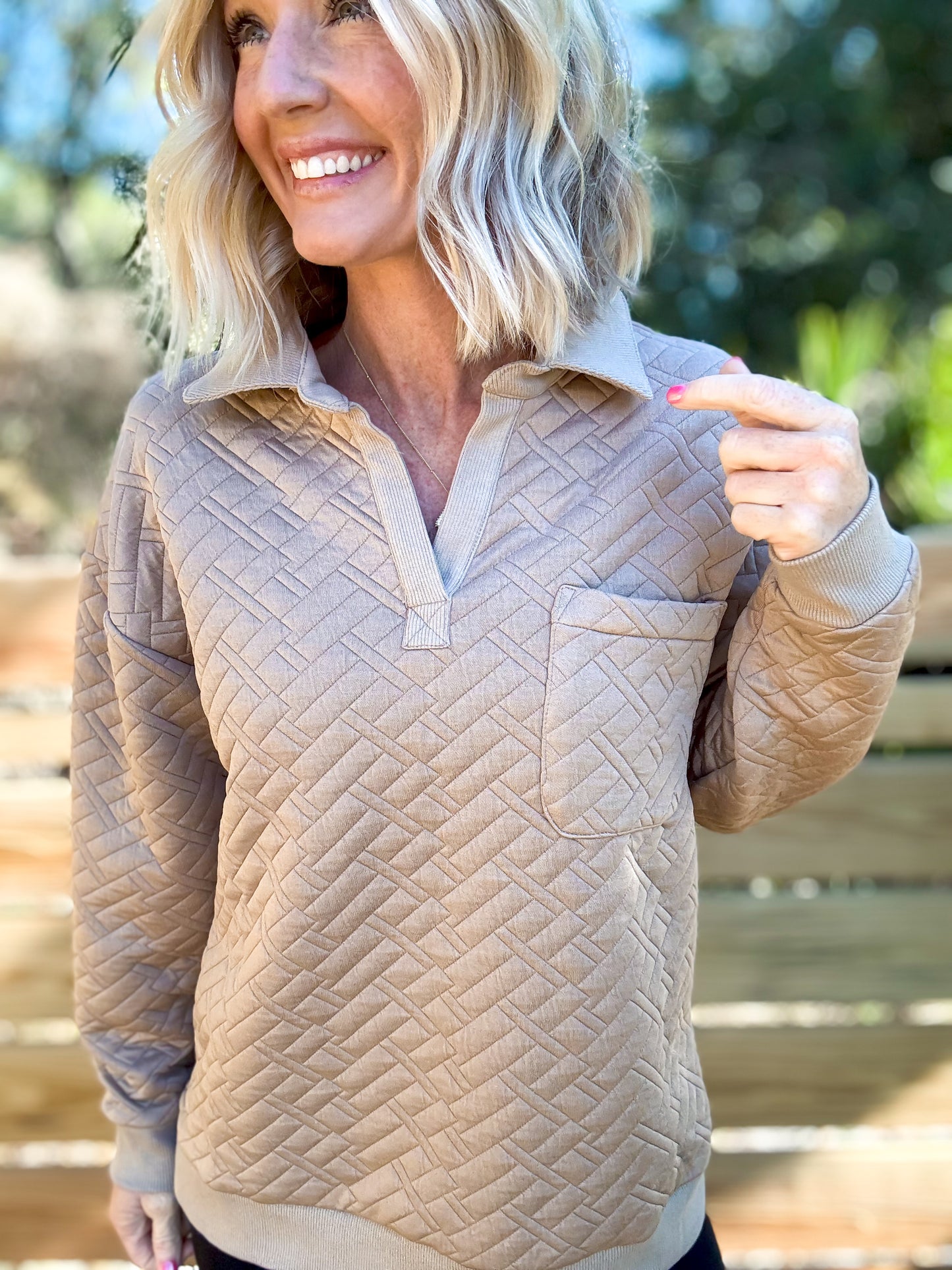 Pique Perfection Textured Top