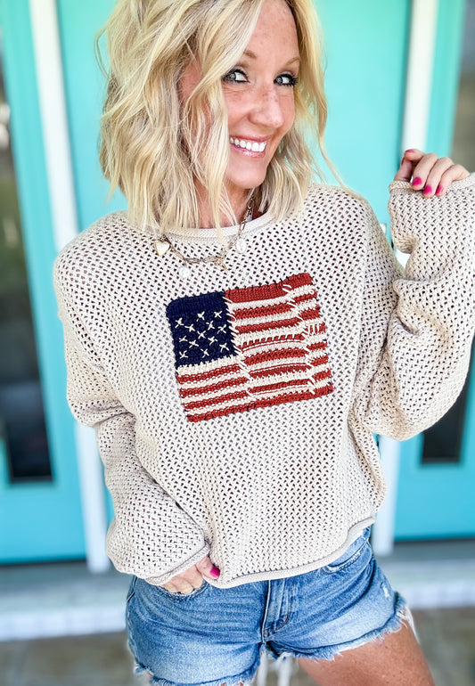 Backyard American Sweater