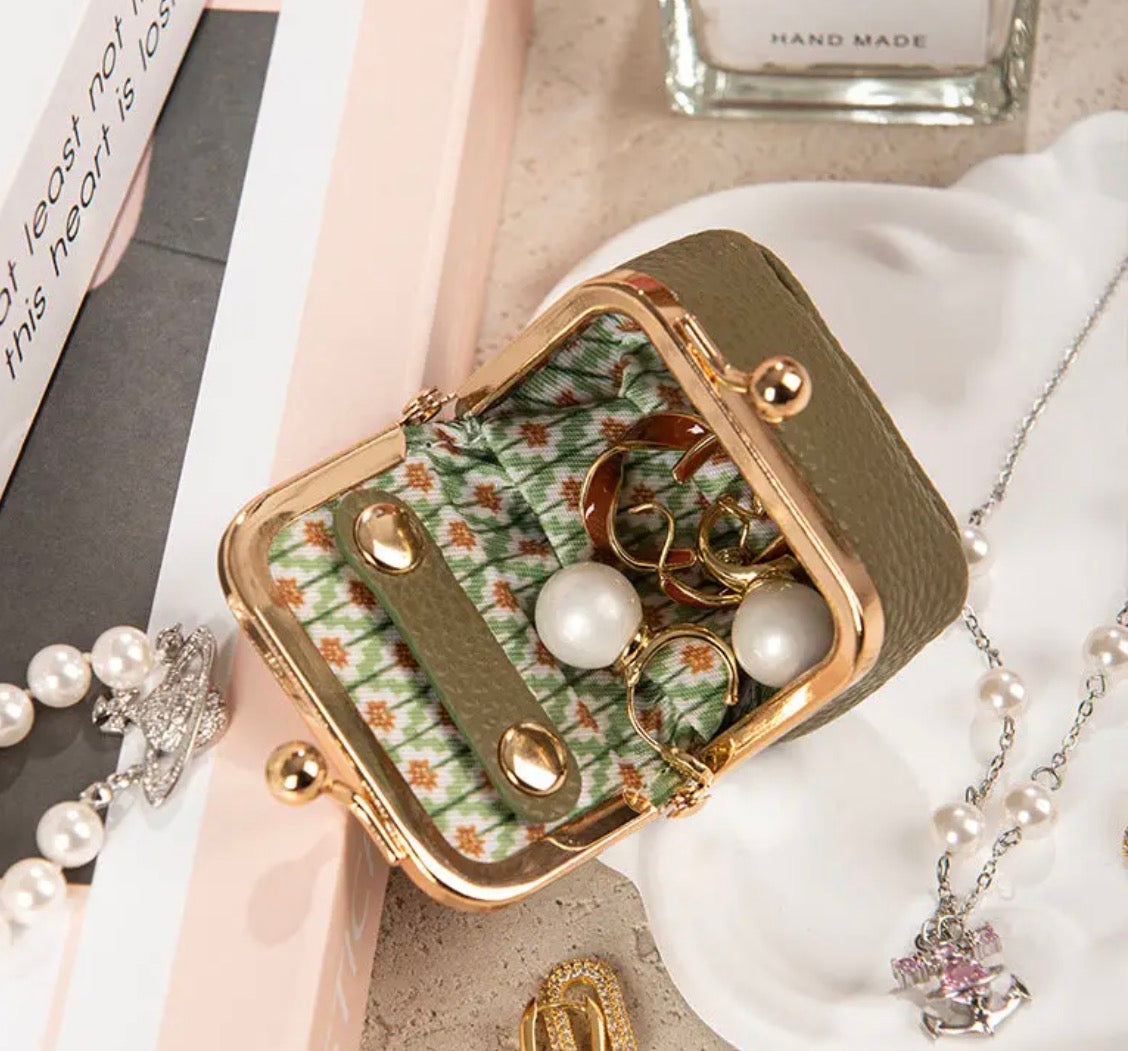 Mini Jewelry Case | Olive