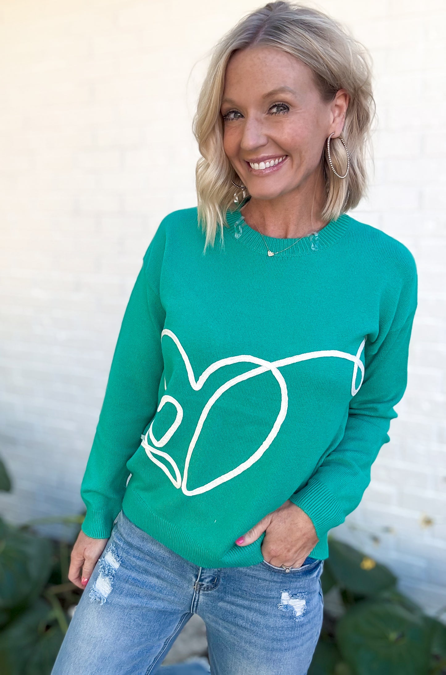 Heart to Heart Sweater