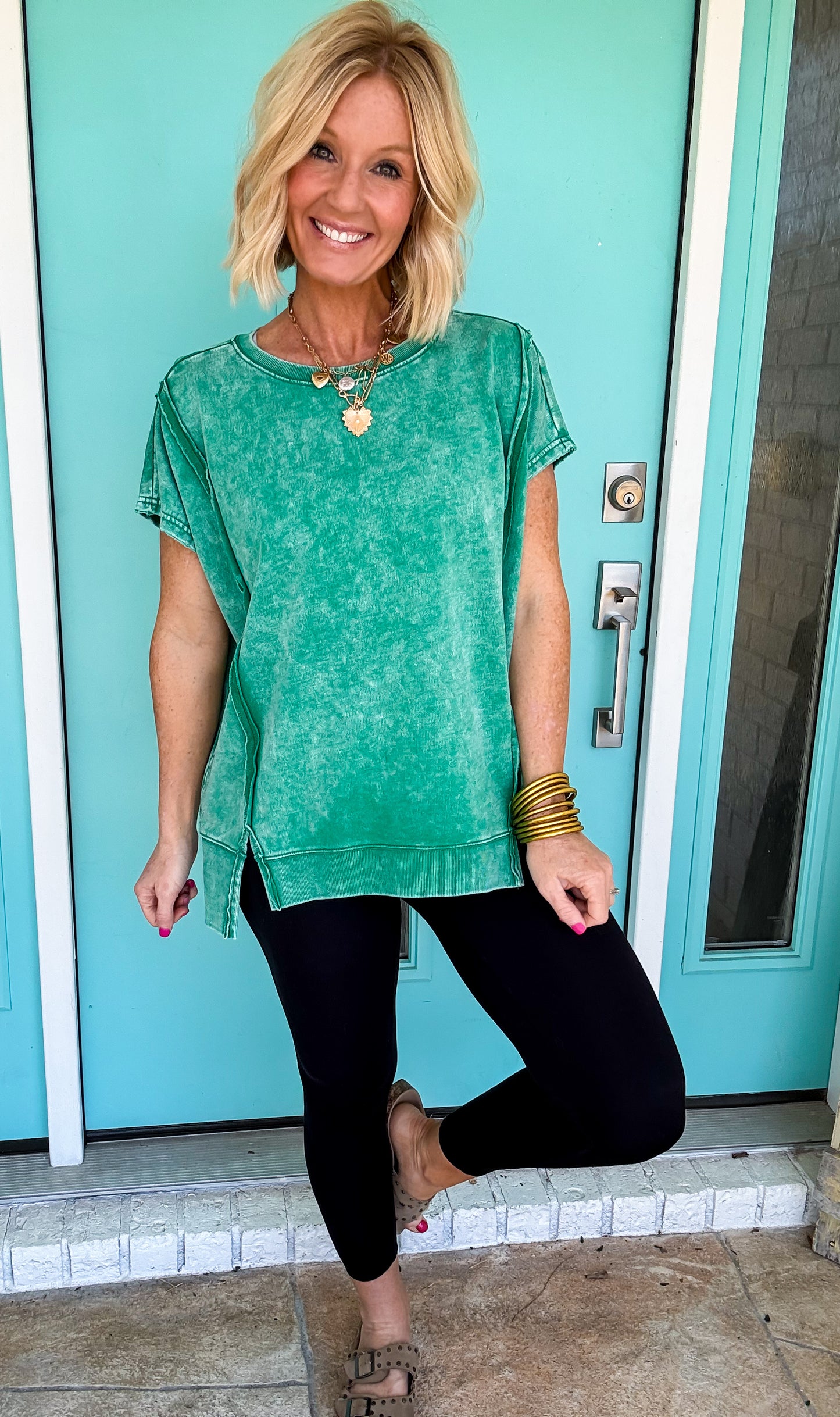 Sweet Tart Acid Washed Top