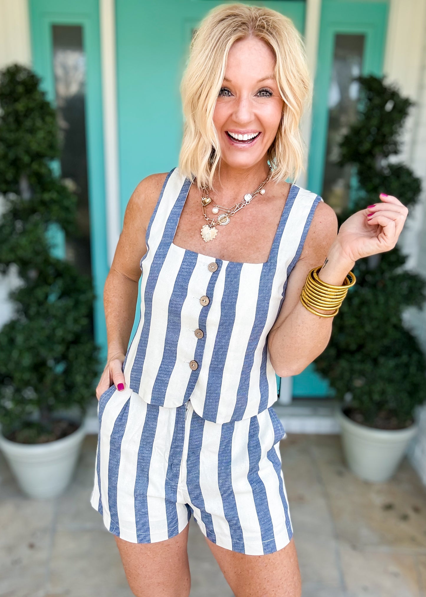 The Workshop Striped Set