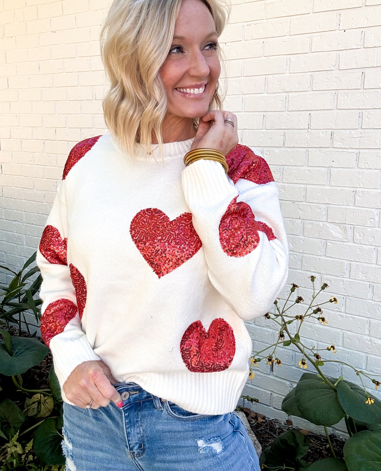 Sequin Love Sweater