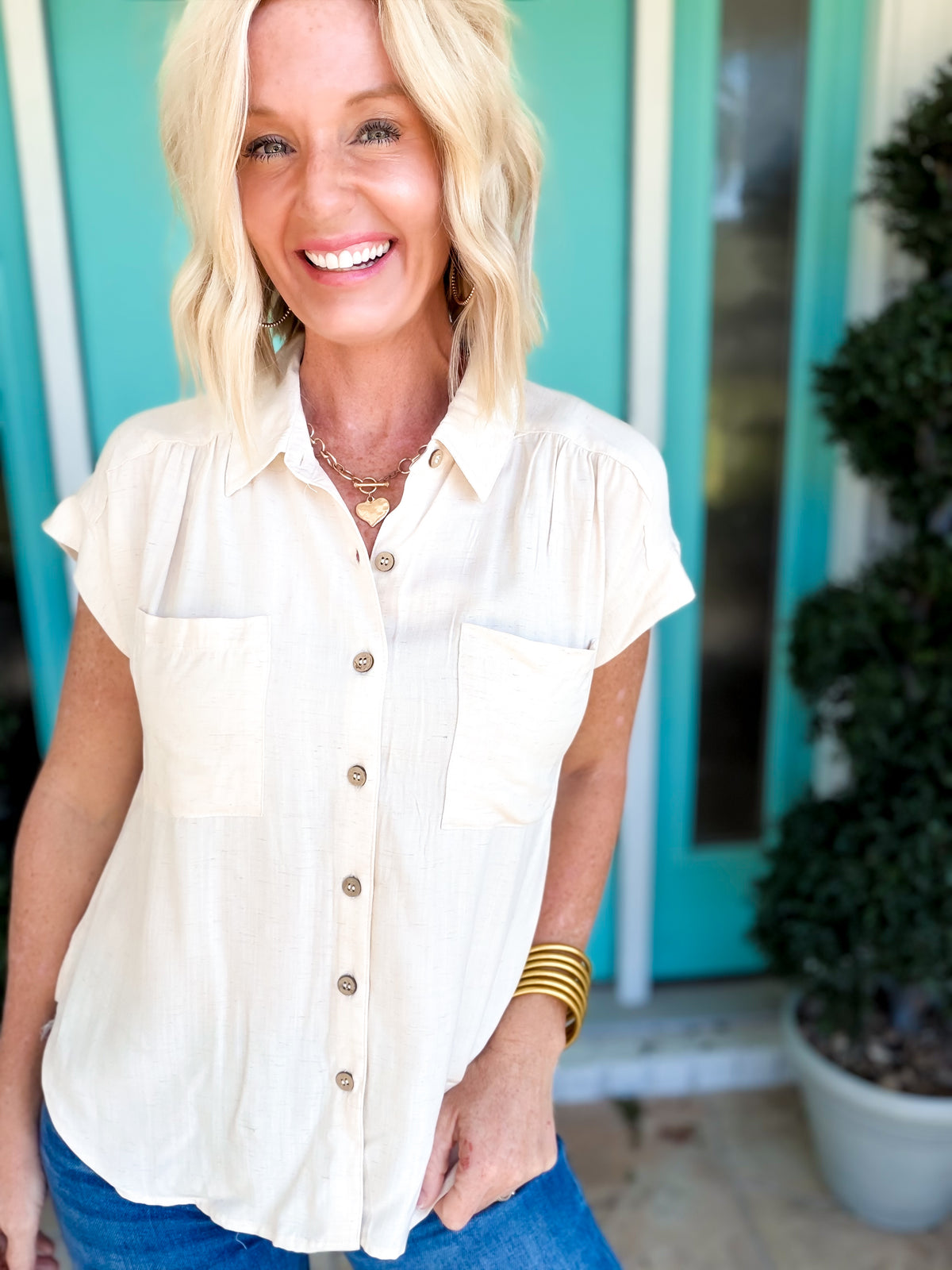 The Autumn Collared Tee