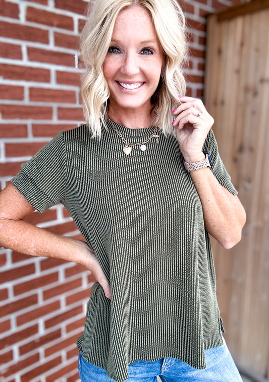 Rustwood Ribbed Top
