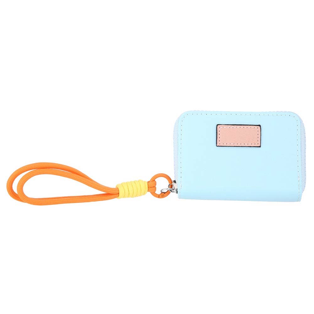 Compact Zip Around Mini Wallet