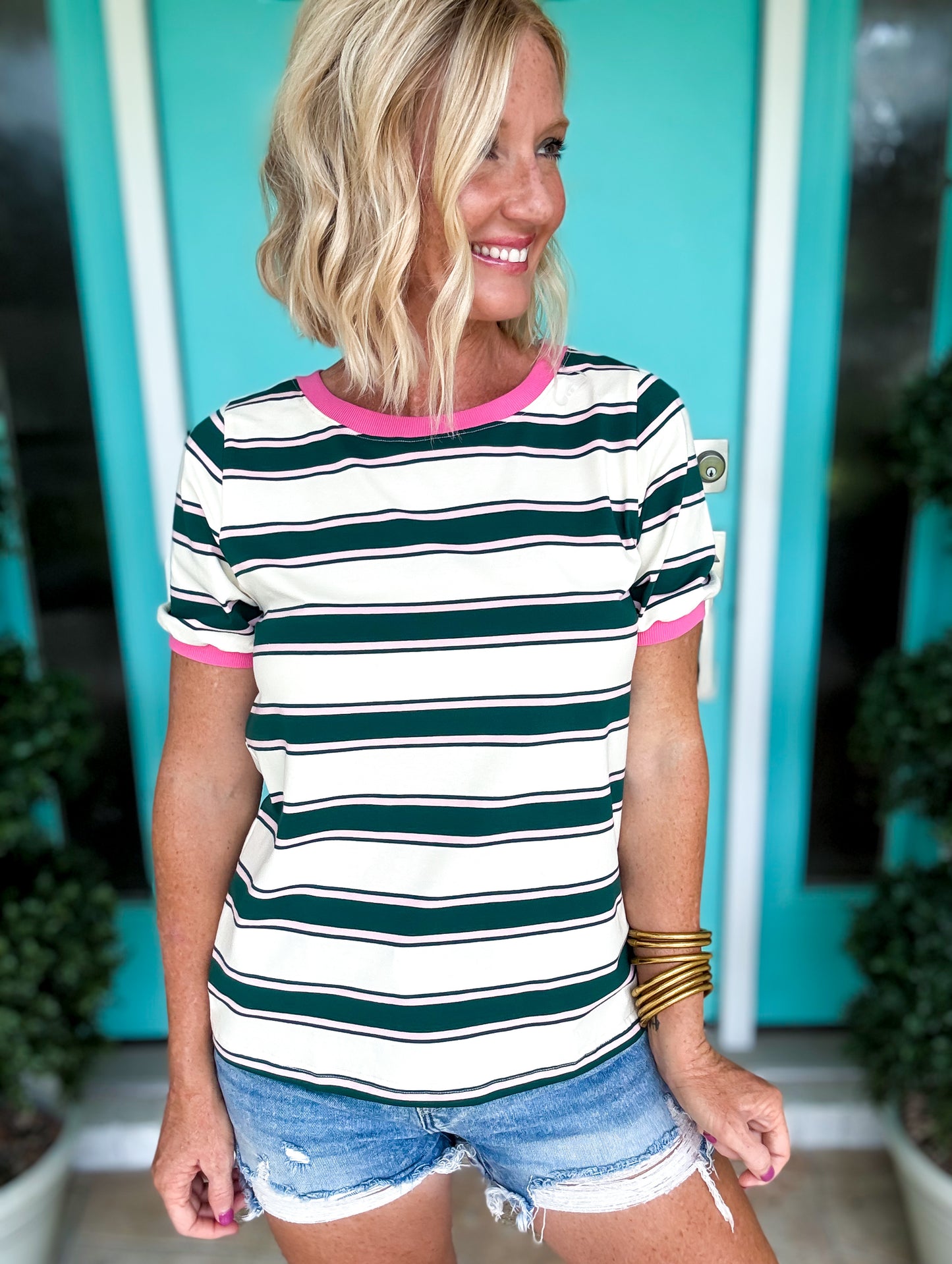 Classic Cotton Stripe Top