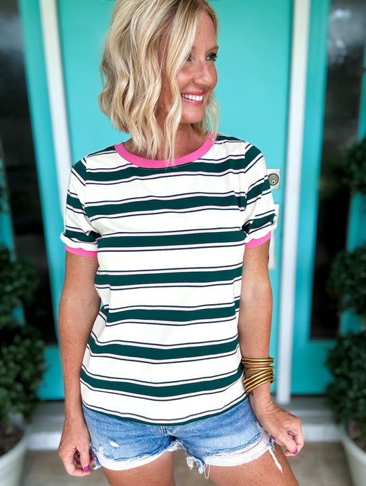 Classic Cotton Stripe Top