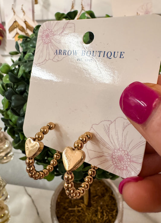 Love You More Hoop Earrings