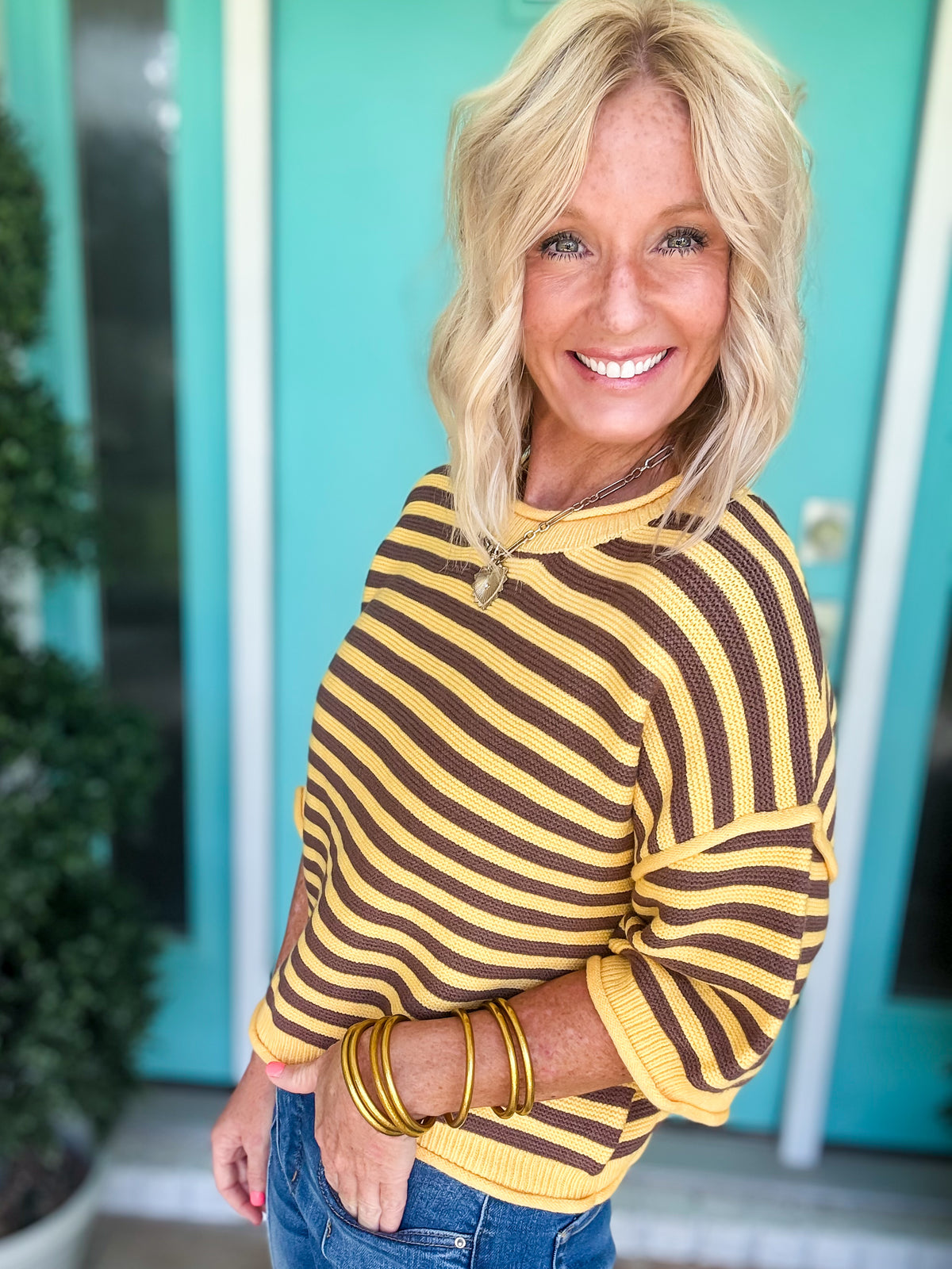 Sunny Stroll Knit Top