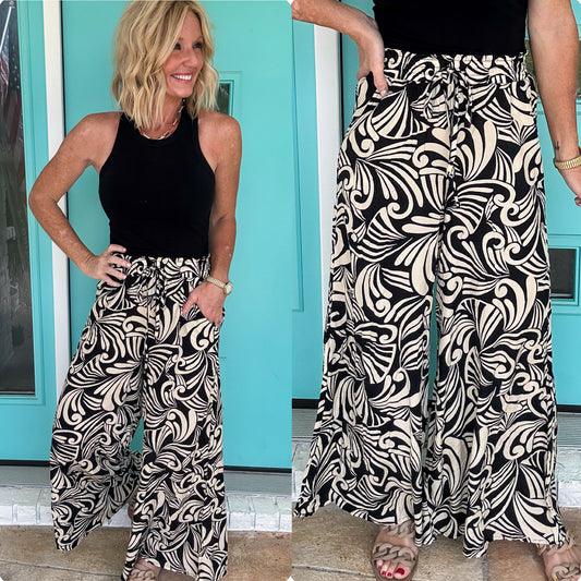 Dizzy Drape Wide Leg Pants