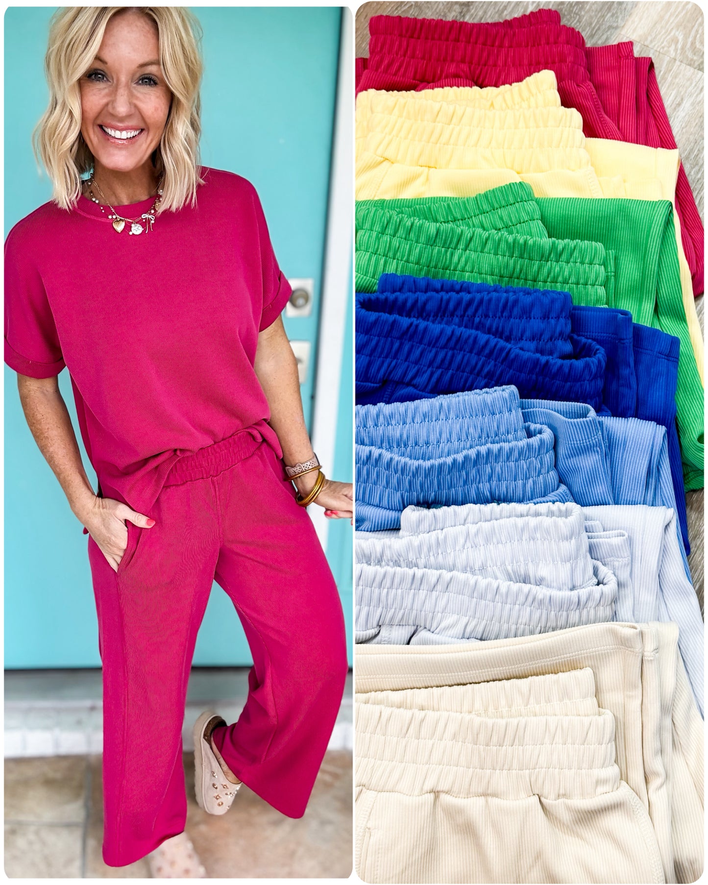 Ribbed Rush Luxe Pants by Mono B