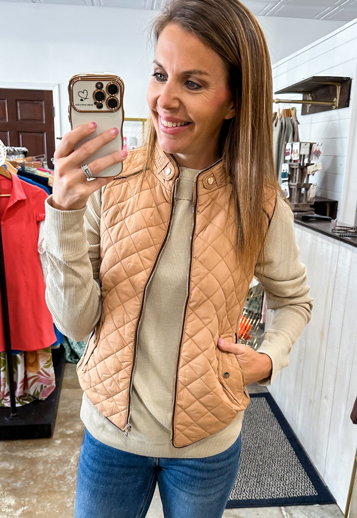 The Susan Quilted Vest