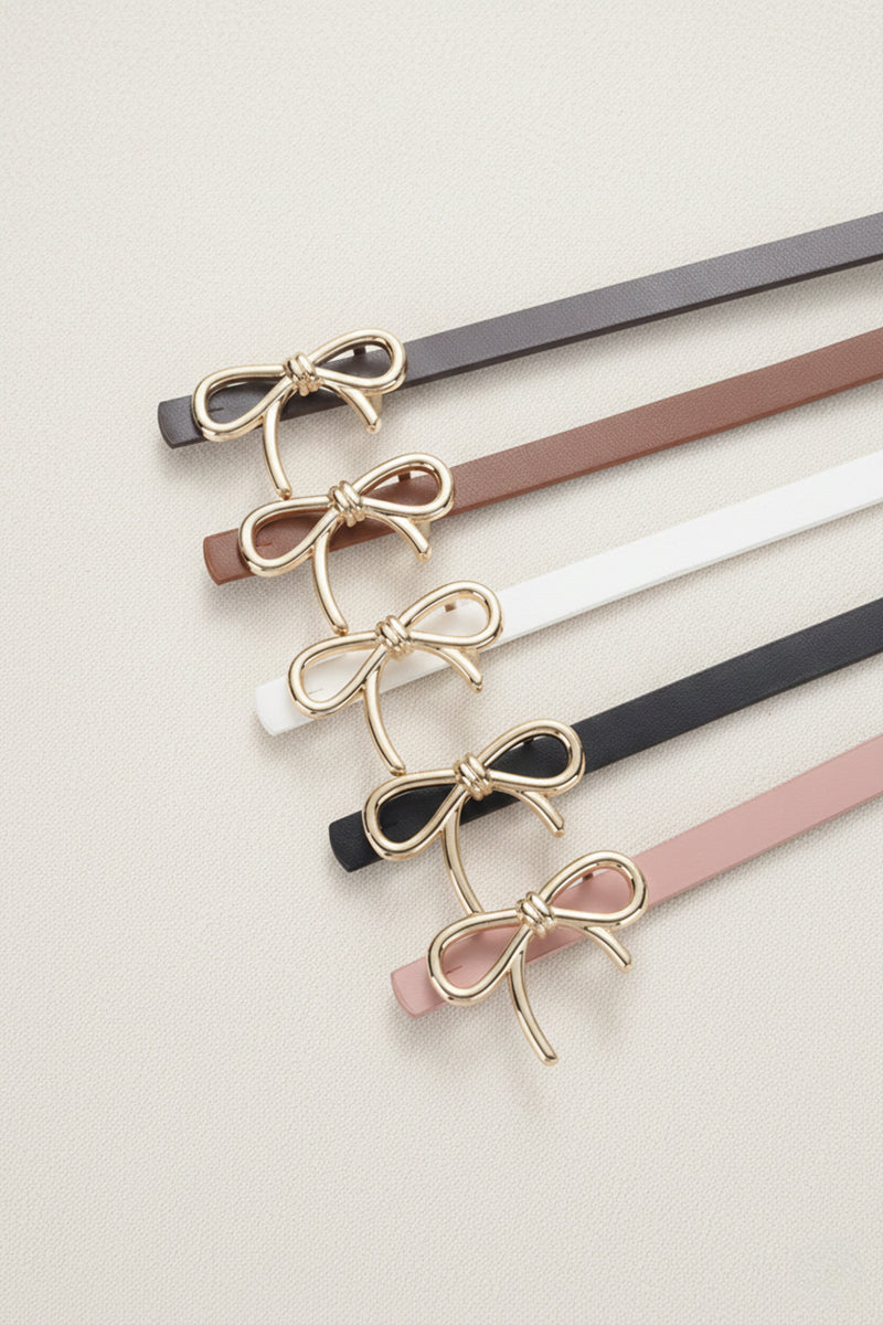 Bowknot Ribbon Buckle Belt